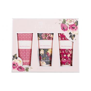 Baylis & Harding Royale Garden Luxury Hand Treats Hand Cream Royale Garden Royale Garden Rose, Poppy & Vanilla 3 X 50 Ml 50Ml    Für Frauen (Hand Cream)