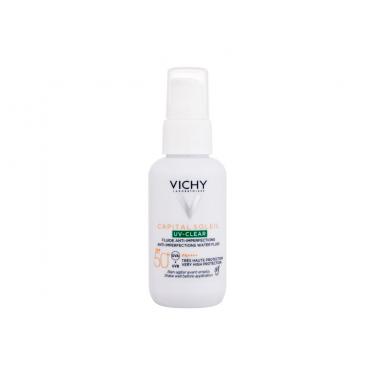 Vichy Capital Soleil Uv-Clear Anti-Imperfections Water Fluid 40Ml  Für Frauen  (Face Sun Care) SPF50+ 