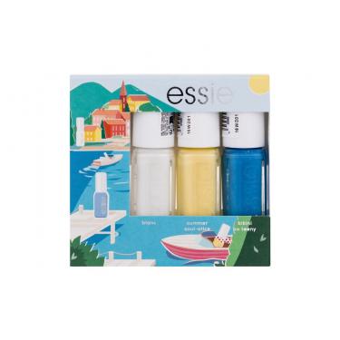 Essie Summer Mini Trio Under The Sun 5Ml Nail Polish 5 Ml 1 Blanc + Nail Polish 5 Ml 648 Summer Soul Stice + Nail Polish 5 Ml 219 Bikini So Teeny Für Frauen  Nail Polish(Nail Polish)  