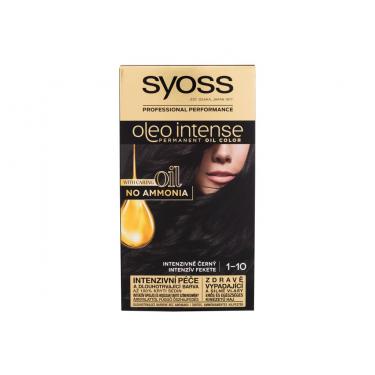 Syoss Oleo Intense Permanent Oil Color 50Ml  Für Frauen  (Hair Color)  1-10 Intense Black