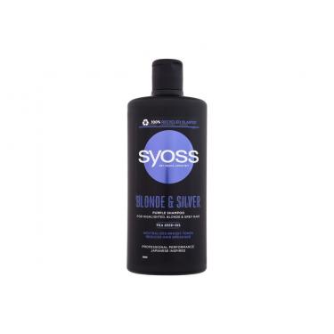 Syoss Blonde & Silver Purple Shampoo 440Ml  Für Frauen  (Shampoo)  