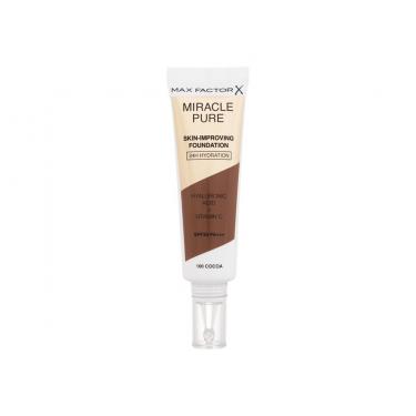 Max Factor Miracle Pure Skin-Improving Foundation 30Ml  Für Frauen  (Makeup) SPF30 100 Cocoa