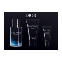 Dior Sauvage   Edp 60 Ml + Shower Gel 50 Ml + Moisturizing Cream For Face And Beard 20 Ml Day Cream 2800000101 60Ml M (Eau De Parfum)