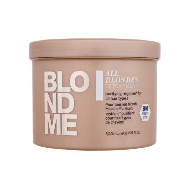 Schwarzkopf Professional Blond Me      500Ml Für Frauen (Hair Mask) All Blondes Detox Mask