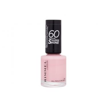 Rimmel London 60 Seconds Super Shine 8Ml  Für Frauen  (Nail Polish)  722 All Nails On Deck