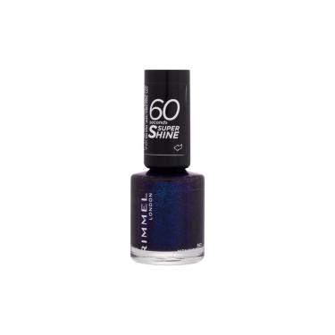 Rimmel London 60 Seconds Super Shine 8Ml  Für Frauen  (Nail Polish)  563 Midnight Rush