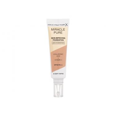 Max Factor Miracle Pure Skin-Improving Foundation 30Ml  Für Frauen  (Makeup) SPF30 84 Soft Toffee