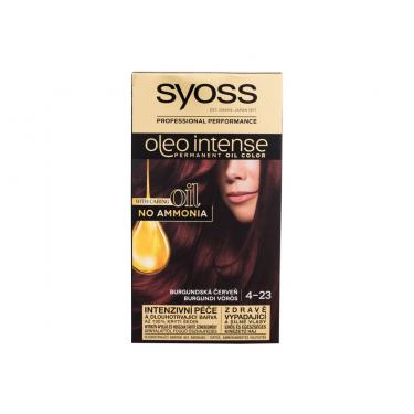 Syoss Oleo Intense Permanent Oil Color 50Ml  Für Frauen  (Hair Color)  4-23 Burgundy Red