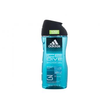 Adidas Ice Dive Shower Gel 3-In-1 250Ml  Für Mann  (Shower Gel) New Cleaner Formula 