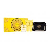 Versace Yellow Diamond  Edt 90 Ml + Body Lotion 100 Ml + Shower Gel 100 Ml + Bag 90Ml    Für Frauen (Eau De Toilette)