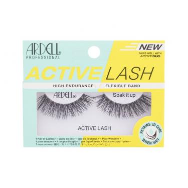 Ardell Active Lash Soak It Up 1Pc  Für Frauen  (False Eyelashes)  Black