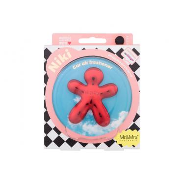 Mr&Mrs Fragrance Niki  1Pc  Unisex  (Car Air Freshener) Peppermint Chrome 