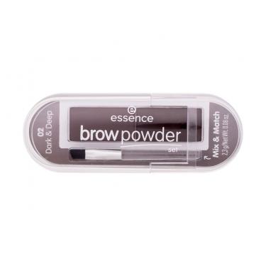 Essence Brow Powder Set 2,3G  Für Frauen  (Eyebrow Powder)  02 Dark & Deep