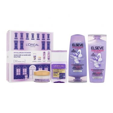 L'Oréal Paris Hyaluron Power   Daily Cream Hyaluron Specialist Spf20 50 Ml + Hyaluron Specialist Replumping Make-Up Remover 125 Ml + Shampoo Elseve Hyaluron Plump 250 Ml + Hair Balm Elseve Hyaluron Plump 200 Ml Shampoo 1H00000101 50Ml W (Day Cream) Skinca
