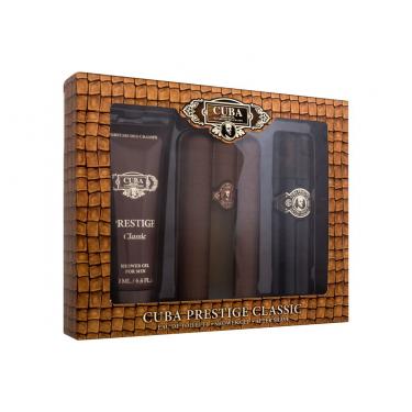 Cuba Prestige  Edt 90 Ml + Shower Gel 200 Ml + Aftershave Water 100 Ml 90Ml    Für Mann (Eau De Toilette)